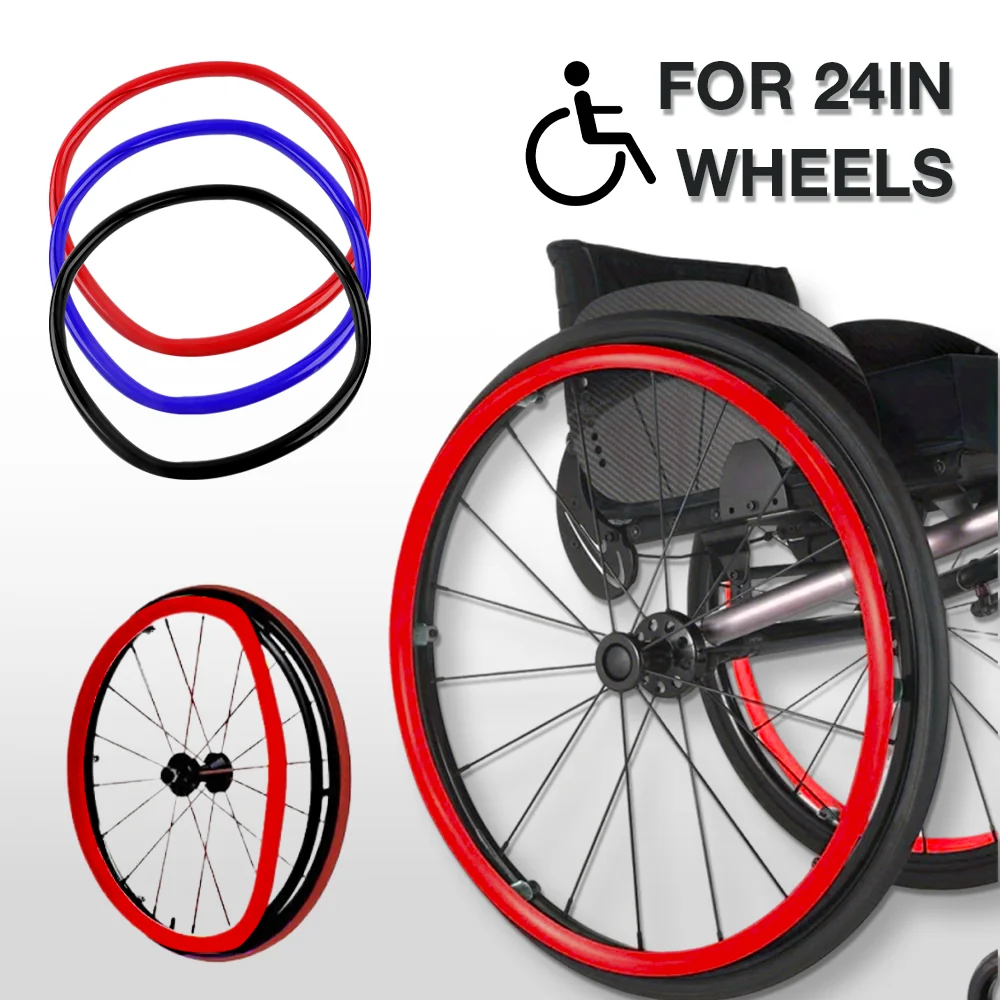 24-In Wheelchair Wheel Protectors Wheelchair Pusher Covers Wheelchair Anti-Slip Covers, Accessories For People With Disabilities