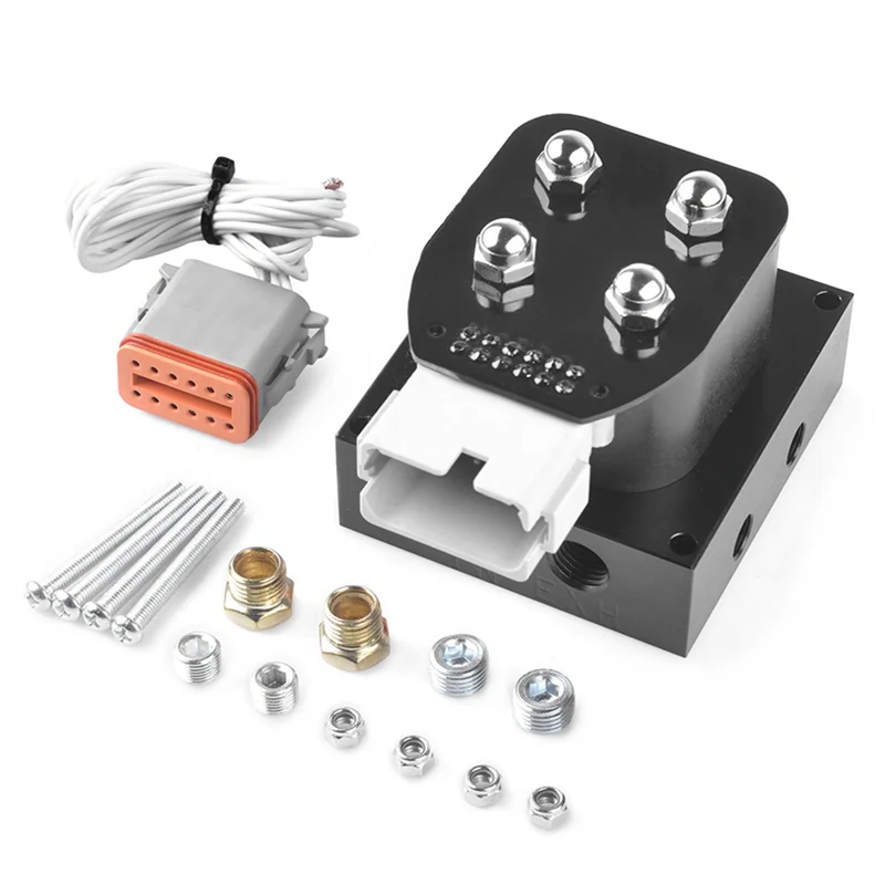 

ABNF!12V Solenoid Valve Air Ride Suspension Manifold Valve 0-200Psi Pneumatic Shock Absorber For Auto Fast Control