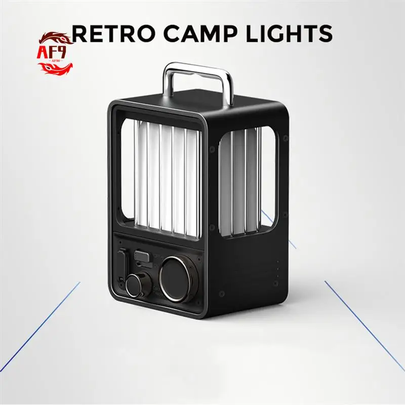 

AF90-Retro Outdoor Camping Lamp Outdoor Camping Lights Rechargeable Vintage Photo Props