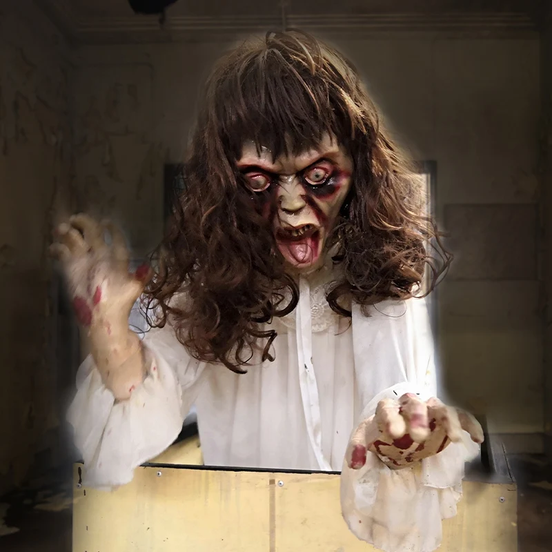 ATV&UTVCustomized  Handmade  Haunted Animatronics Human Zombie Half Body Ghost for Halloween Decoration DINOSKY