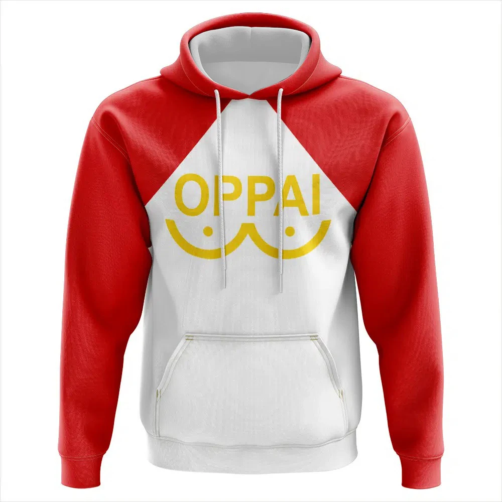 Bandai Saitama Oppai disfraz de Cosplay Anime One Punch hombre adultos niños pulóver sudaderas con capucha suave cómodo ajuste relajado grande Otoño Invierno
