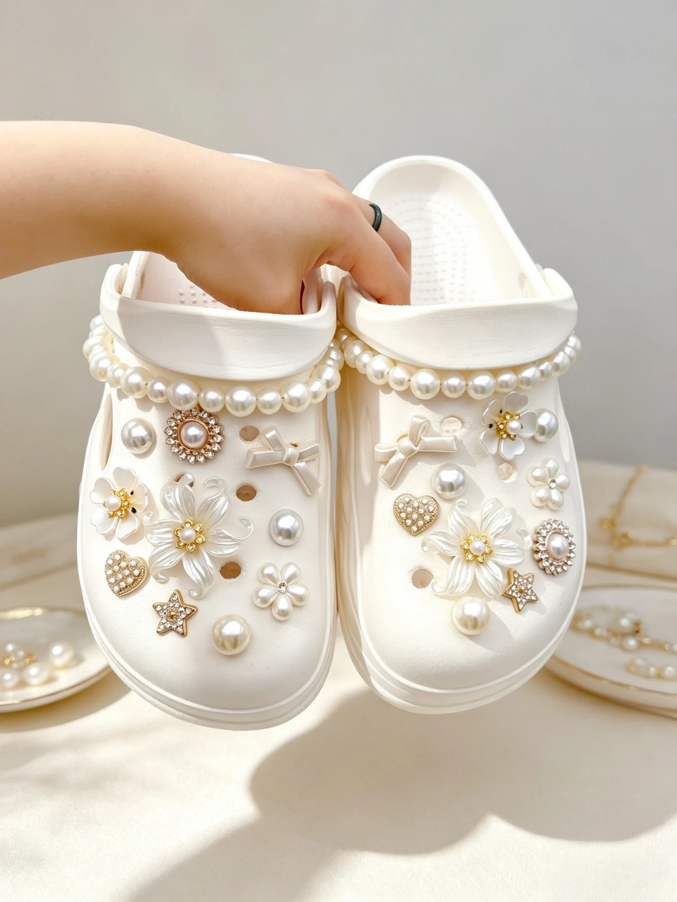 22-piece shoe decoration DIY casual shoe decoration - An interesting and versatile way to personalize your footwear