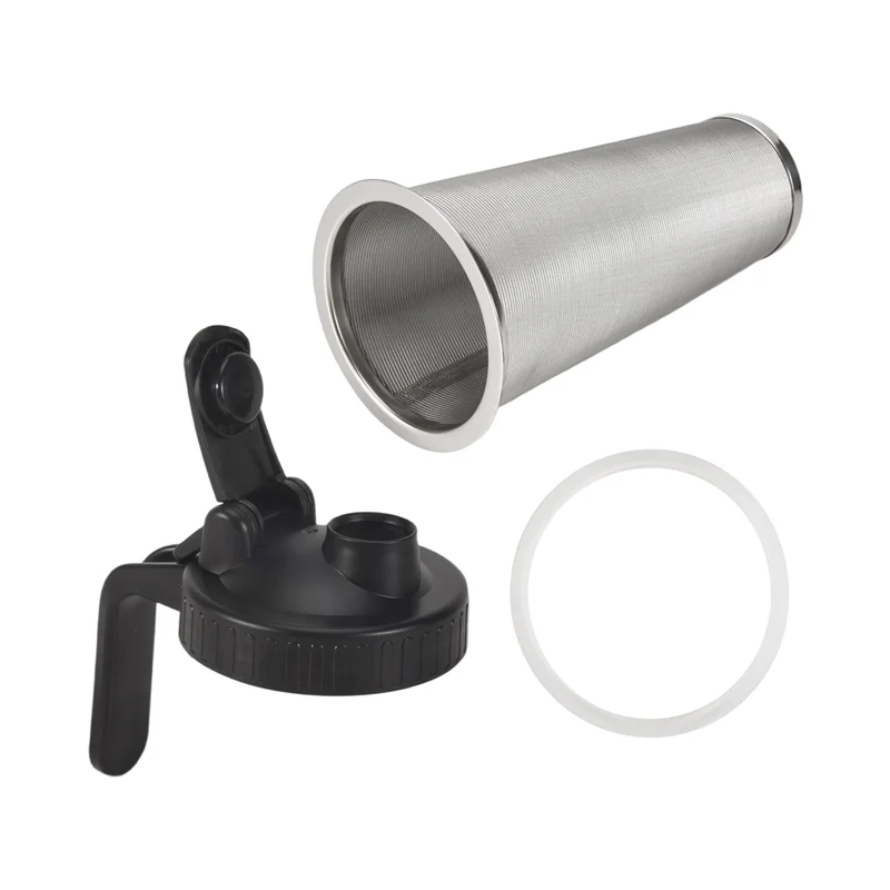 

CQMF-Cold Brew Filter,Cold Brew Coffee Filter,Jar Lid For Coffee Strainer Coffee Cold Brew Maker For 86Mm Jars