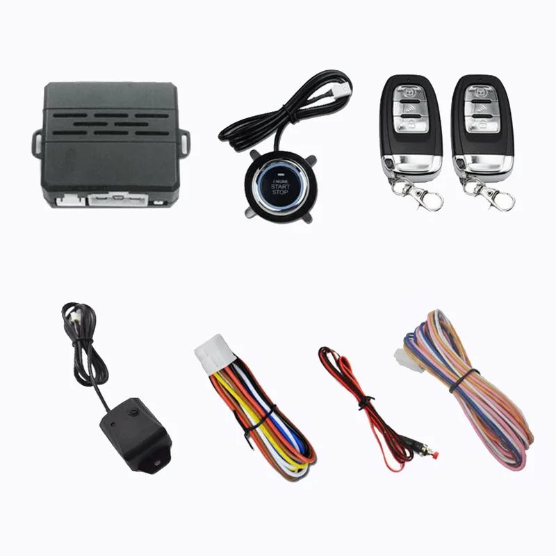 

Car SUV PKE Keyless Entry Ignition Engine Start Alarm System Push Button Start System Remote Starter Stop