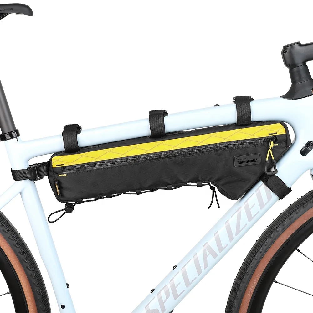 

Rhinowalk 2.4 Liter Bike Triangle Frame Bag Nylon Durable Bicycle Under the Tube Bikepacking Pack - Wilderness Series