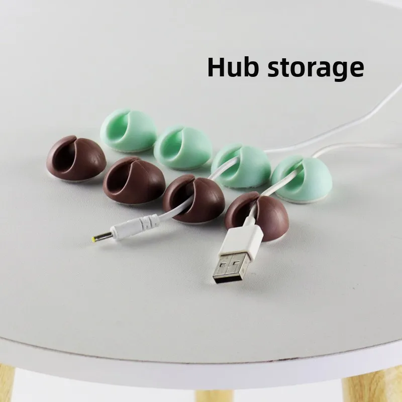 Detachable Desktop Cable Rack Free Standing No Glue Required Organize Computer Power Data Lines Office Wire Storage Supply
