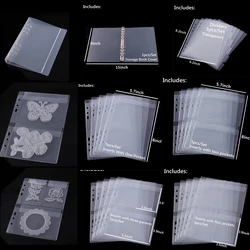 Cutting Dies Storage Book for Scrapbooking Album Inner Page Cover Template Container DIY Stencil Organizer Booklet