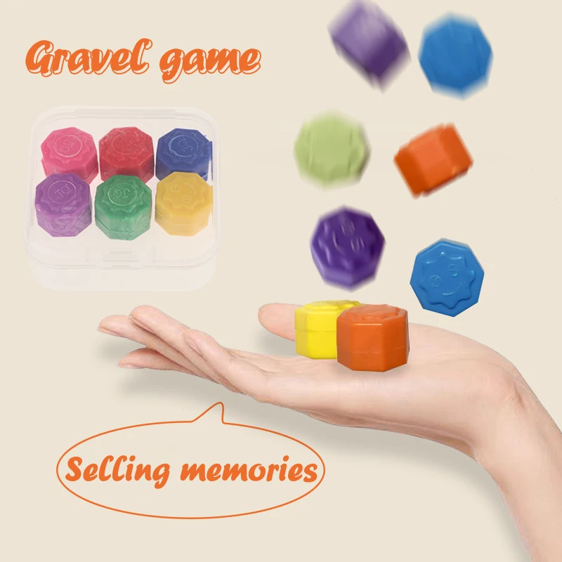 Gonggi Korean Game Ornament Gonggi Traditional Grabbing Stone Gonggi Game Jack Stone Pebbles Set Family Fun Stress Relief Toys