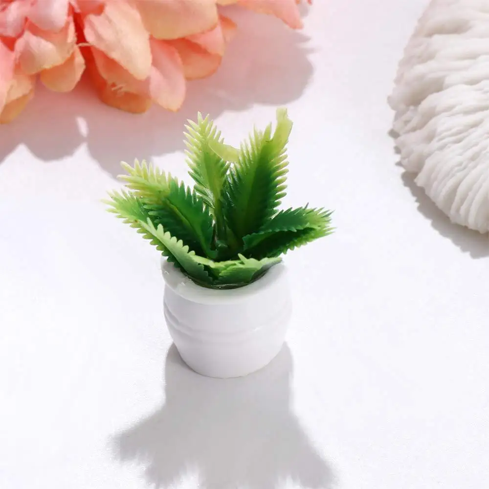 Model Crafts Pretend Play Toy Dollhouse Accessories Dollhouse MIniature Doll House Decoration Simulation Potted Plants