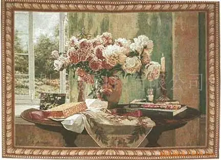 100*140 Aubusson wall hanging tapestry antique furnitur medieval mural living room wall picture rose still life home fabric