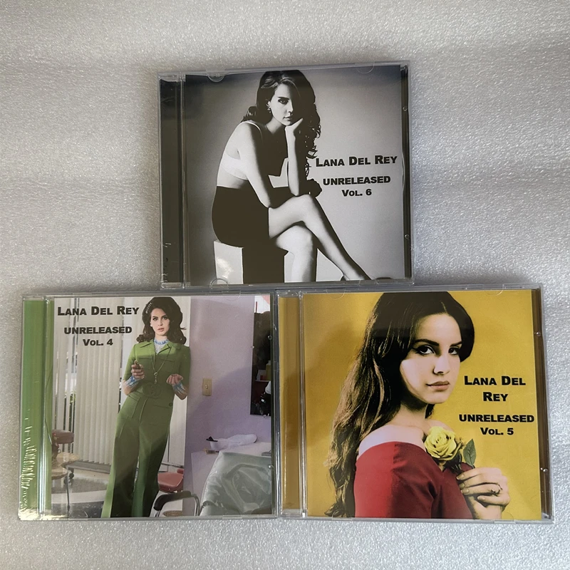 Pop lana del rey música cd elizabeth grant unligado vol4-6 álbum registro de música cosplay walkman carro soundtracks caixa coleção