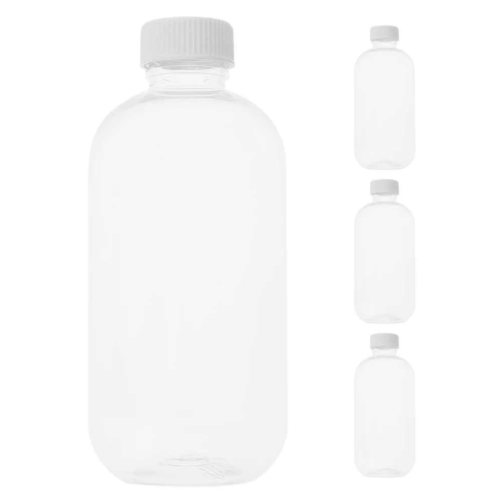 

4pcs Refill Bead Reusable Plastic Storage Containers Large Capacity Subpackage Bottle For Beads Small Empty Bottles With Lids