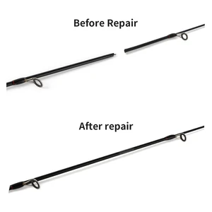 طقم إصلاح صنارة الصيد ، قضبان ألياف الكربون عالية القوة لإصلاح قضيب الصيد المكسور أفضل 10 طقم لإصلاح صنارة الصيد مبيعا - No8