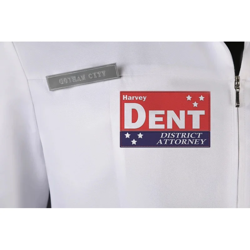 Disfraz Joker Cosplay Jack disfraz de enfermera abrigo blanco traje Halloween Comic Con hombre uniforme disfraz hecho a medida