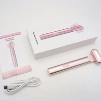 Dispositivo de belleza para ojos con luz roja, dispositivo de introducción de crema para ojos, vibración para el hogar, palo de masaje de compresa caliente, dispositivo de belleza para ojos