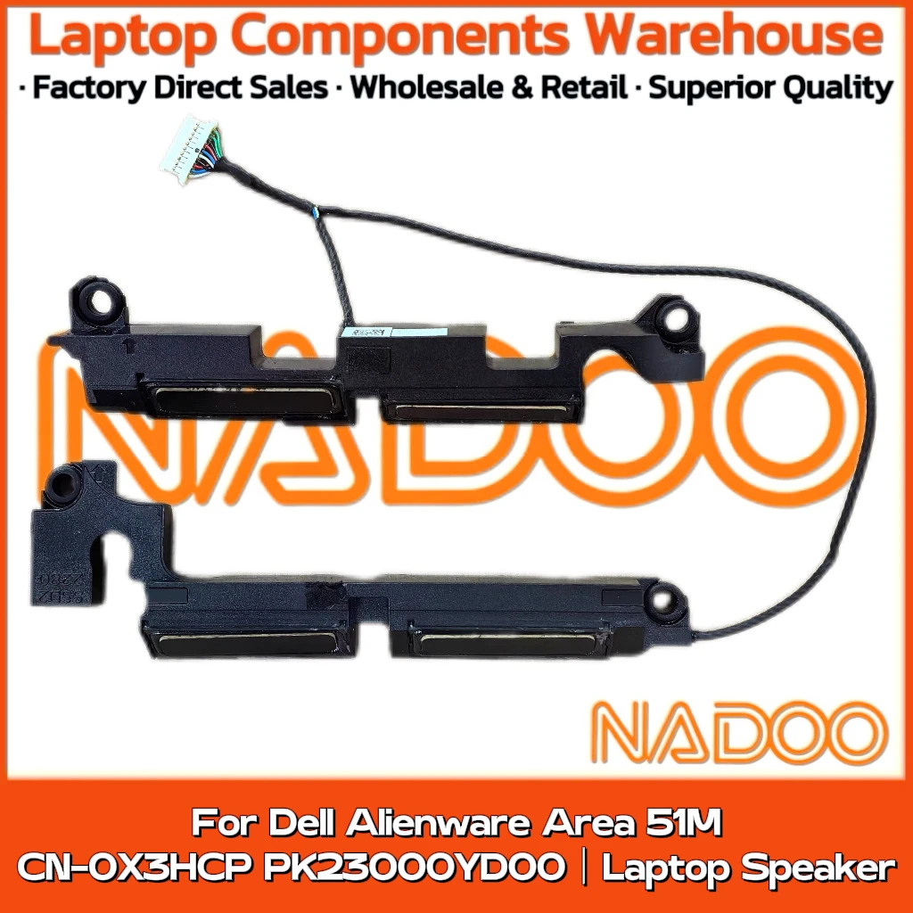 

New Original Laptop Notebook Audio Speaker or Dell Alienware Area 51M built-in speaker horn audio CN-0X3HCP PK23000YD00