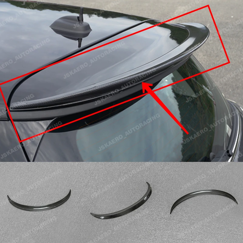 

For Mini (Cooper S) F56 Rear Roof Spoiler Wing Lip Stick Bodykits Carbon Fiber