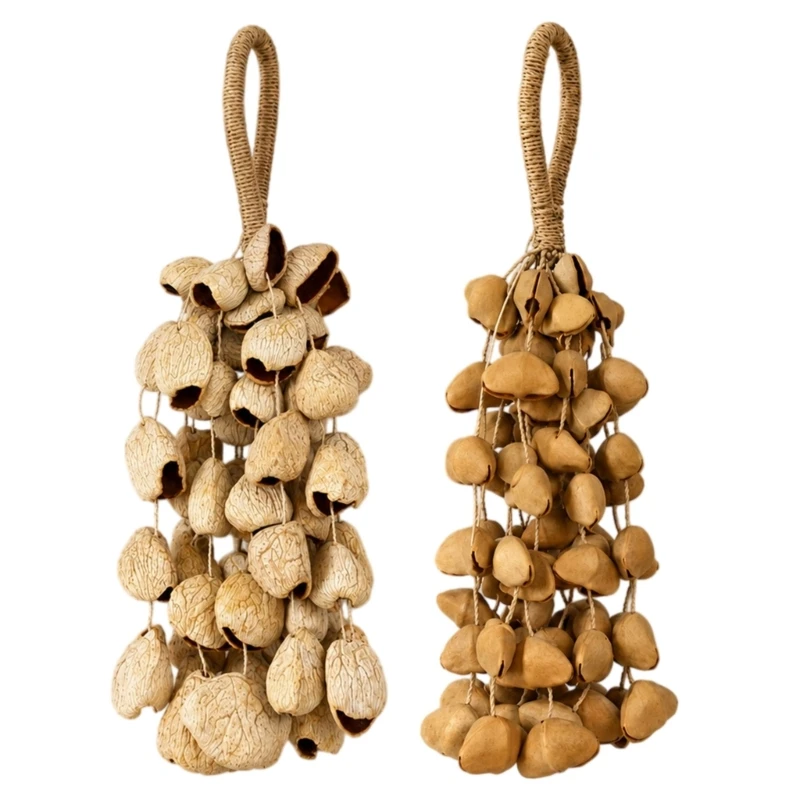 

Natural Shell Fruit Shell Hand Bells Wind Percussion Instrument Sound Heal Decoration Enduring