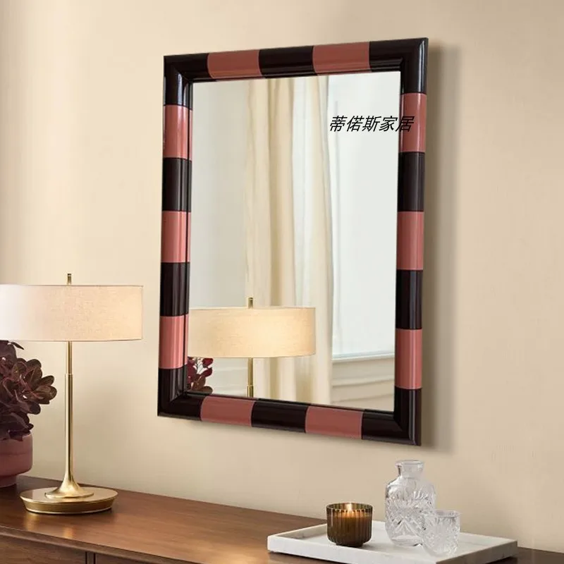 Funky Modern Mirror Decoration Living Room Art Aesthetic Vanity Square Cute Mirror Hanging Cosmetics Espelhos Home Products