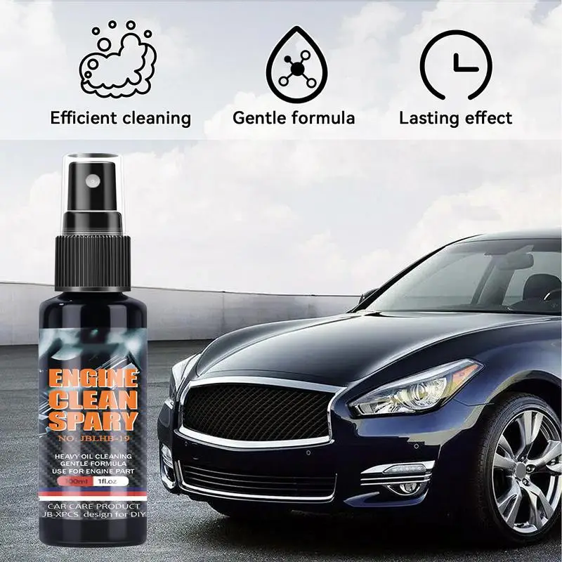 Car Engine Cleaner Foamy Engine Cleaner Engine Shine Protector and Detailer Foaming Spray Wheel Cleaner Performance Degreaser