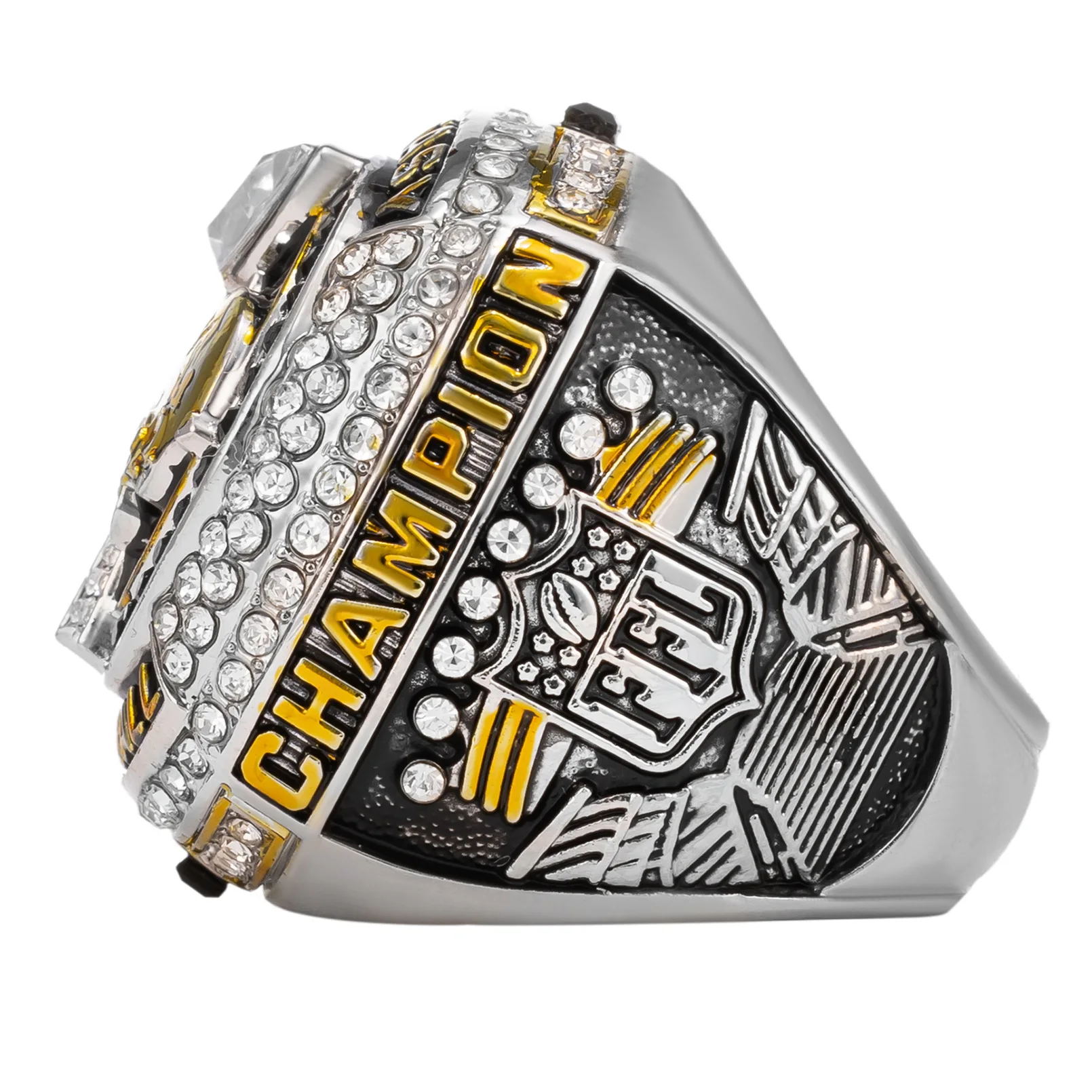 2025 Fantasy Football Championship Ring FFL MVP Trophy Prize for Fans Mens' Souvenir Gift Size 8-14