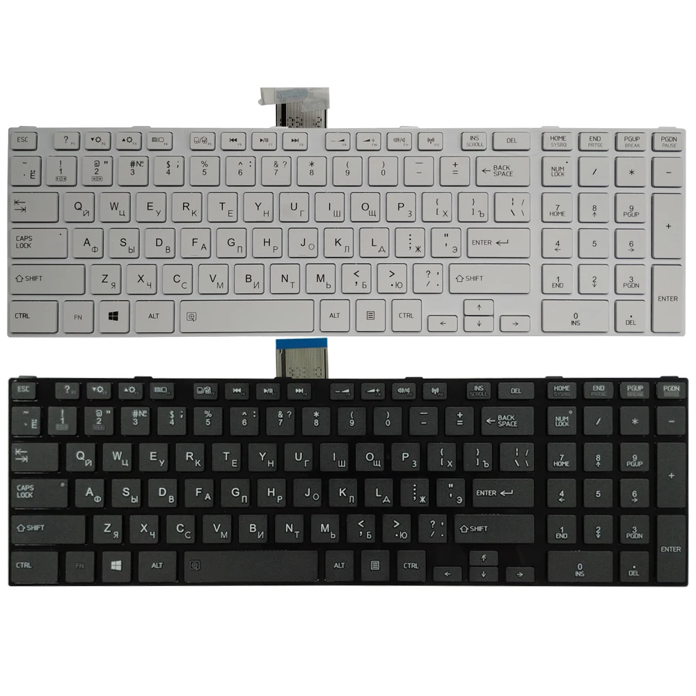 Ru rosyjska klawiatura do laptopa Toshiba satellite L50-A S50-A S50T-A S50D-A S55-A S55D-A S55T-A L70-A L75-A C70-A C75-A