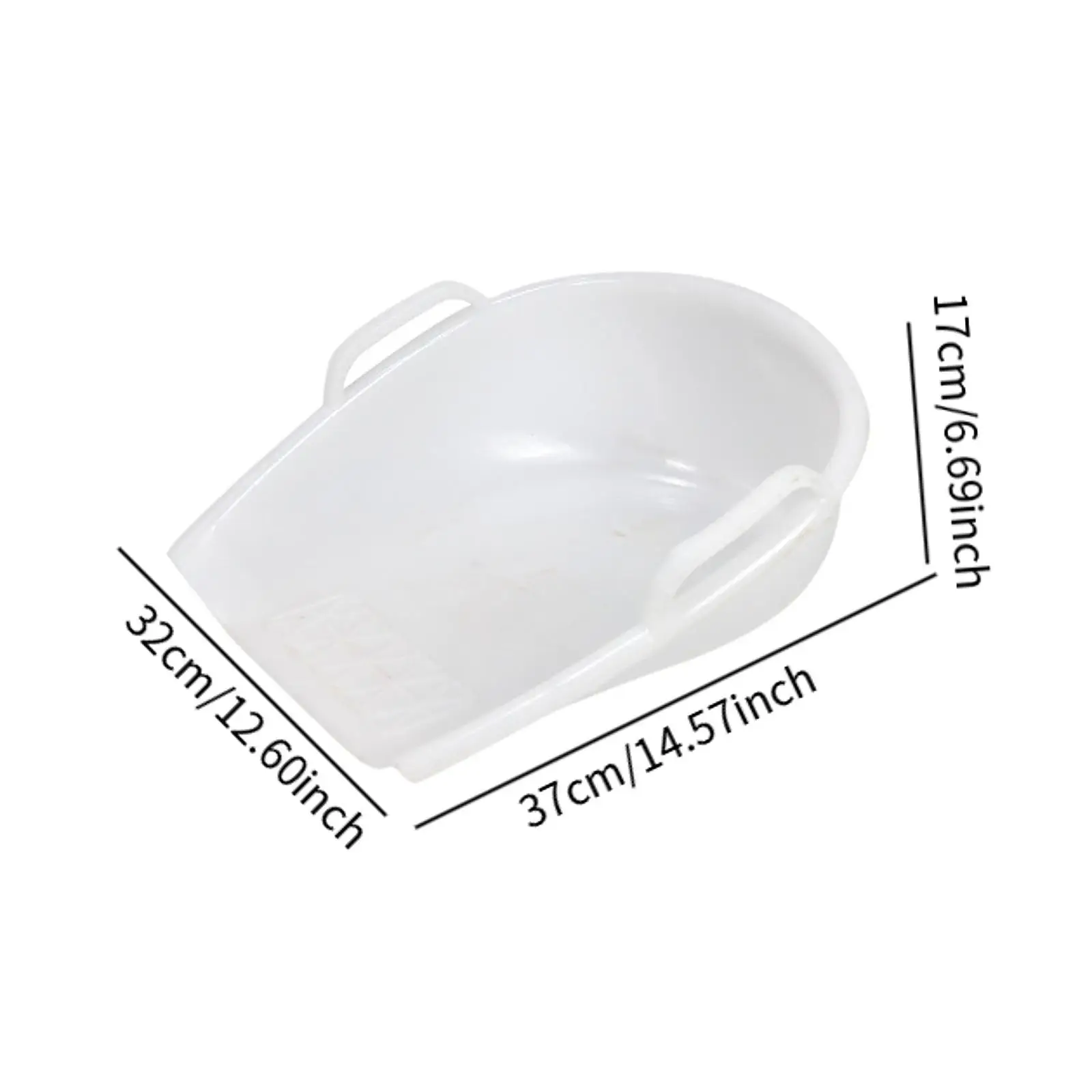 Ergonomic Handle Dustpan Garbage Shovel Reusable PP Material for Home Gardening Commercial Cleaning Utensils