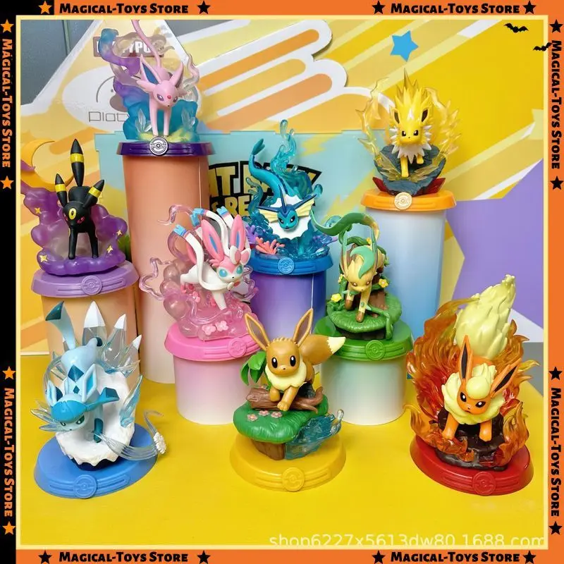 

Eevee Adventures Blind Box Trendy Toy Figure Pokemon Display Doll Gift Toy Color Box Packaging Collectible Miniature Figurine