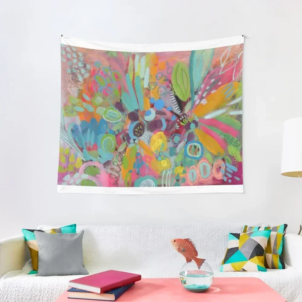 

Burst of Joy Tapestry Wall Art Decor For Bedroom Korean Room Decor Tapestry