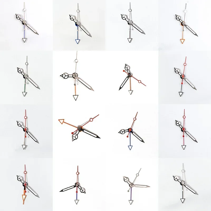 NH34 GMT ساعة يد تناسب NH34A حركة أوتوماتيكية ساعة يد رجالية ملحقات ساعة مضيئة باللون الأخضر #2