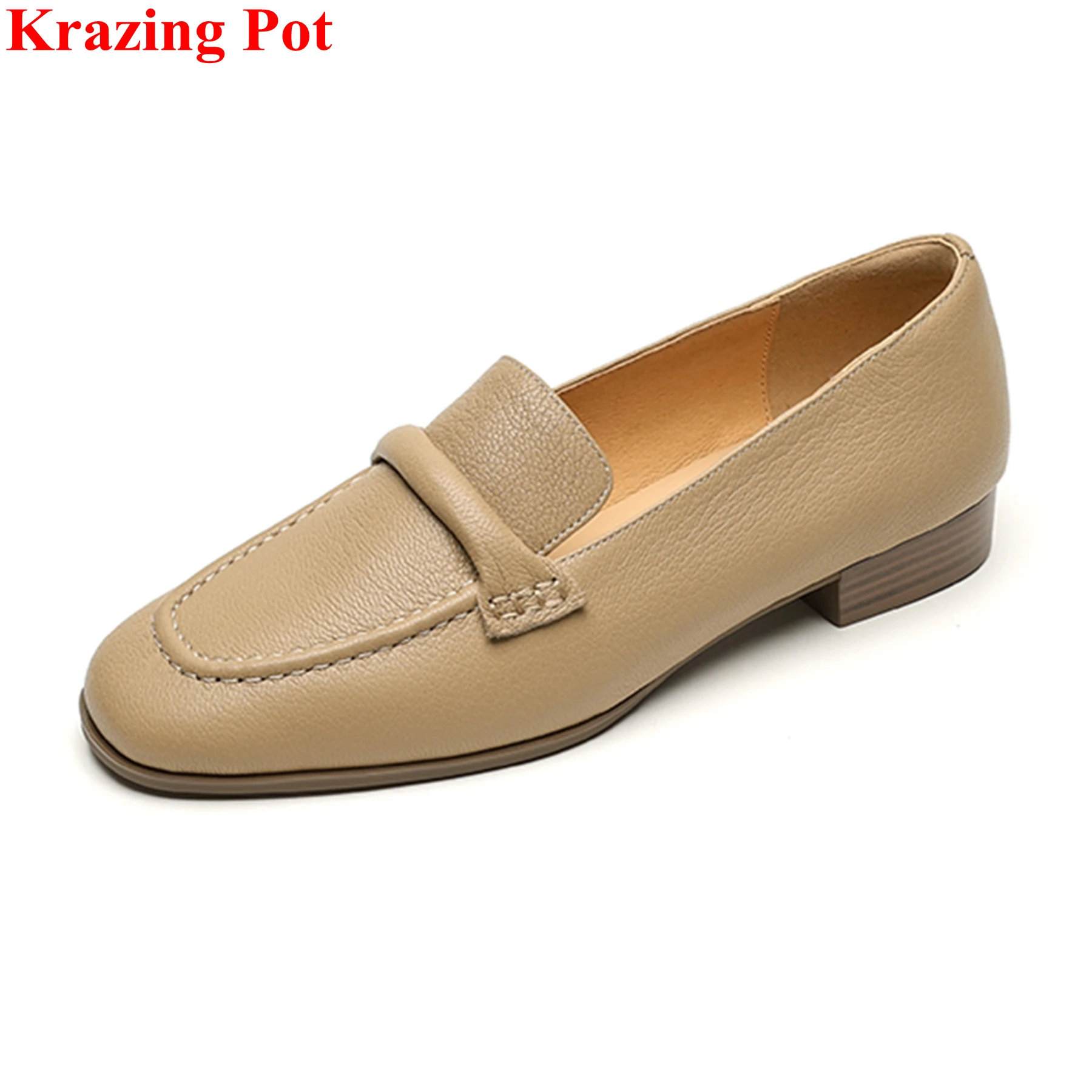 

Superstar/2026, весенне-осенняя обувь из натуральной кожи с круглым носком на низком каблуке, вечерние лоферы без шнуровки, лаконичные женские туфли-лодочки