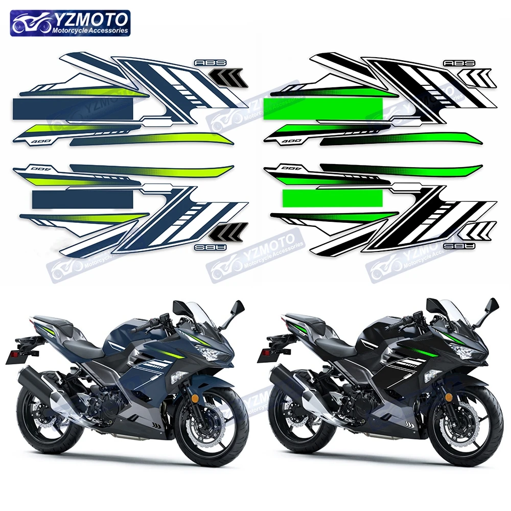 

For Kawasaki Ninja400 EX400 Motorcycle Sticker Full Set Of Body Fairing Windshield Waterproof Reflective Decals Stickers Kit