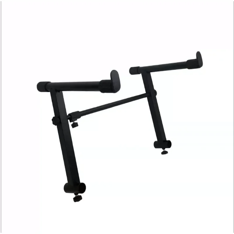 For X Shaped Piano Stand Electric Keyboard Double Tube Electronic Organ Universal Raised Double Layer Bracket for Computer