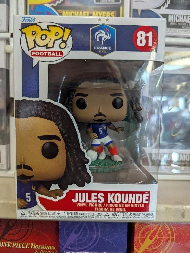 FUNKO POP Football France National Team Jules Kounde 81 Vinyl Figure Soccer Star Player Collectible Display Decoration Model