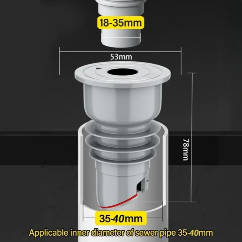 سيليكون ختم الحمام دش أغطية لبالوعة أنابيب الصرف بالوعة غطاء المضادة للرائحة لأنابيب الصرف الصحي استنزاف رائحة حجب غطاء الزائدة