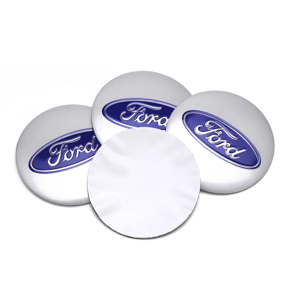4Pcs 56/60MM Wheel Center Hub Cap Cover Sticker For Ford Focus Mk2 MK3 MK4 MK7 Fiesta Ranger Mustang Kuga Mondeo ST Line view 6