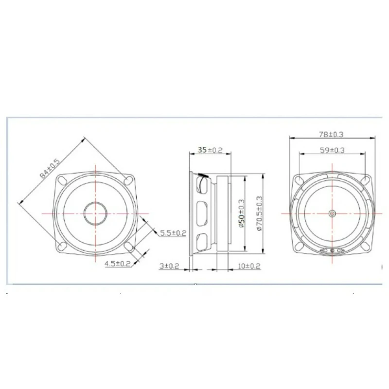 SOTAMIA 2 قطعة 3 بوصة كامل المدى مكبر صوت 6 أوم 5 واط الرقمية الكهربائية الوسائط المتعددة الموسيقى مكافحة المغناطيسي المتكلم HIFI مكبر الصوت