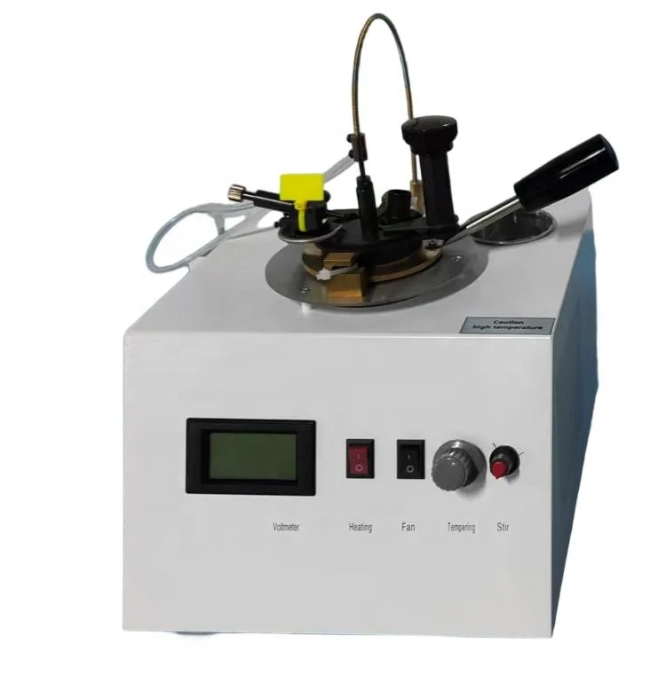 Manual for testing closed flash point testers