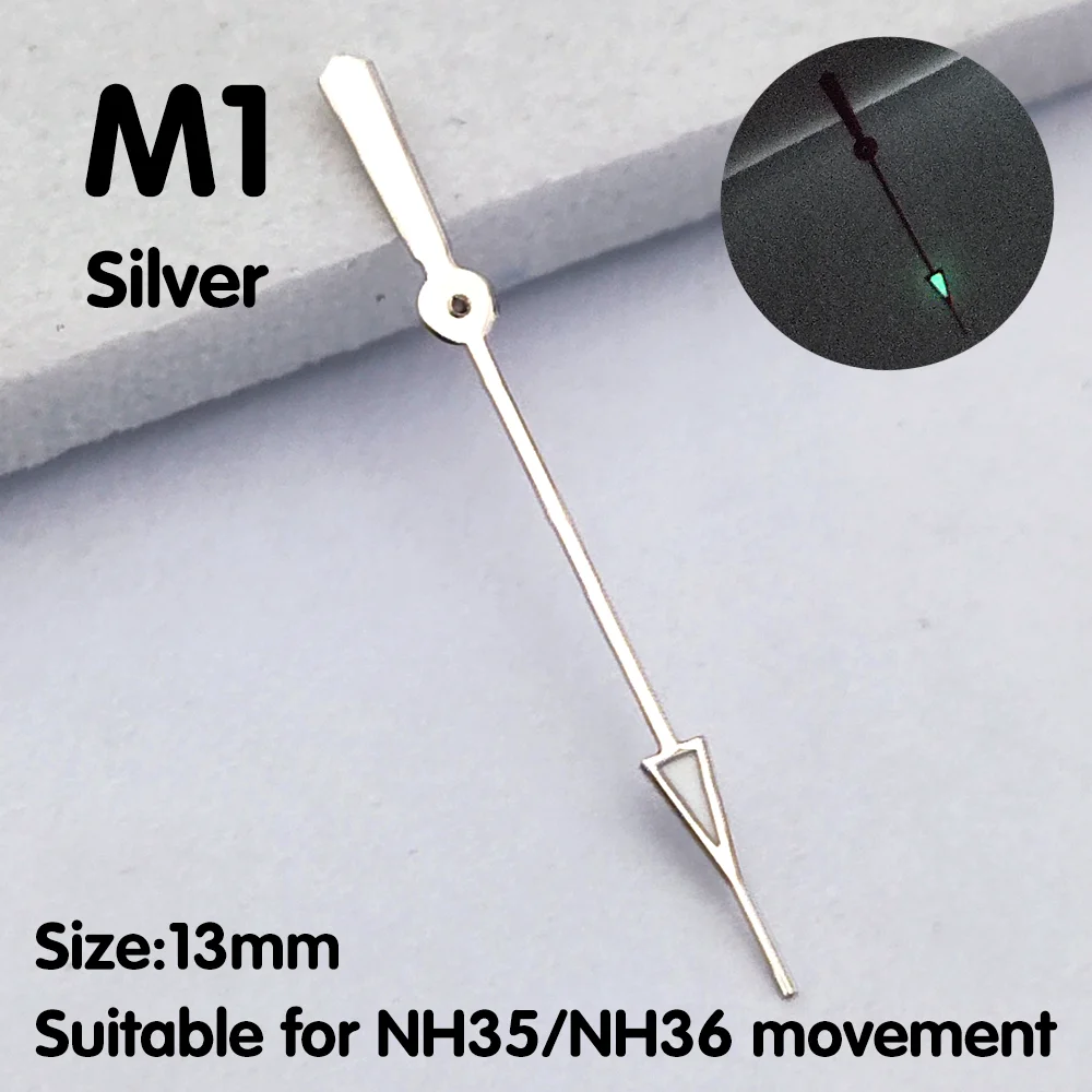 مشاهدة اليد الثانية 13 مللي متر أجزاء ساعة اليد استبدال أجزاء لساعة حركة NH35 NH36 اليد الثانية