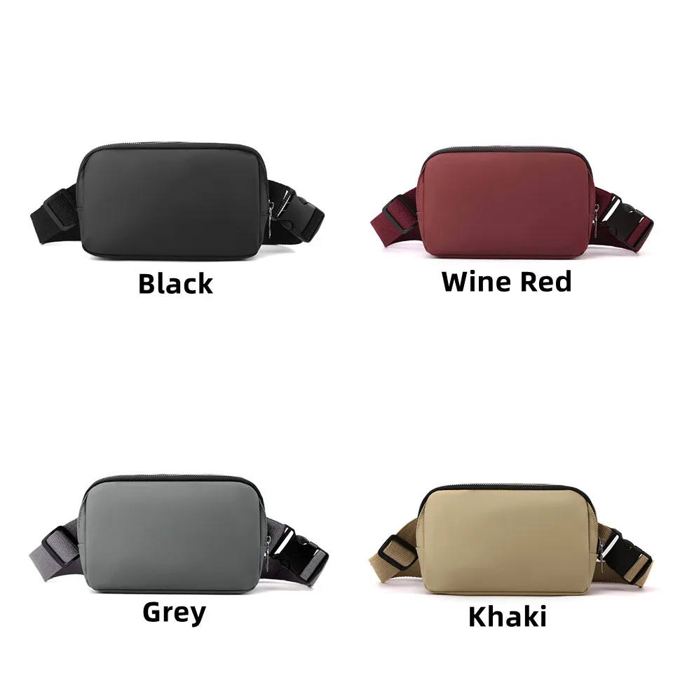 Men Casual One Shoulder Chest Pack Nylon Waterproof And Wear-resistant Large Capacity Lightweight Ventilate Fashion Chest Pack
