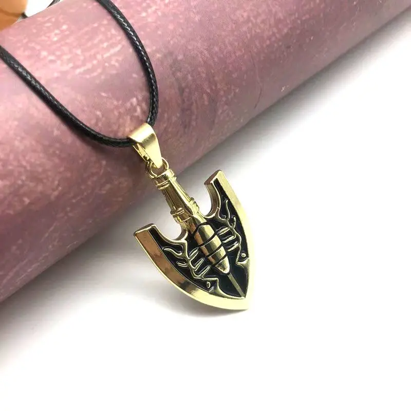 JoJo's Bizarre Adventure Stand Arrow Necklace Stone Sea Golden Arrow Pendant Birthday Gift Anime Party Favors Cosplay ﻿ view 3