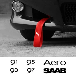 Car Front Bumper Decor Towing Ropes Auto Accessories For SAAB Hirsch Aero 91 93 94 95 97 99 900 9000 Aero X 93X 95X 94X 97X 900S