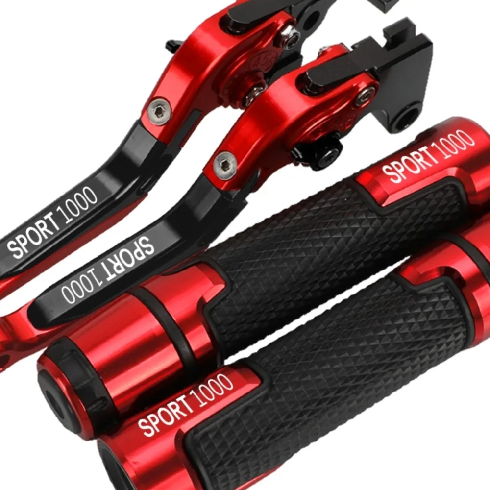 for DUCADI SPORT 1000 SPORT1000 2006-2009 2007 2008 Accessories CNC Motorcycle Brake Clutch Levers Handlebar Handle Grips Ends