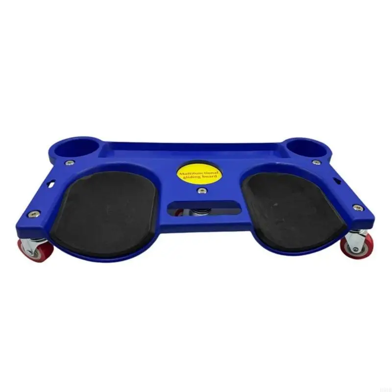 Heavy Duty Rotating Casters Wheel Kneeling Pad For Auto Repair And Flooring With Nonslip Surfaces And Wide Design H9EE