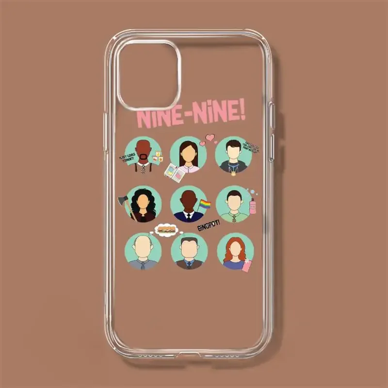 Brooklyn Nine Nine 99 Phone Case For iPhone 11 12 Mini 13 14 Pro XS Max X 8 7 6s Plus 5 SE XR Transparent Shell