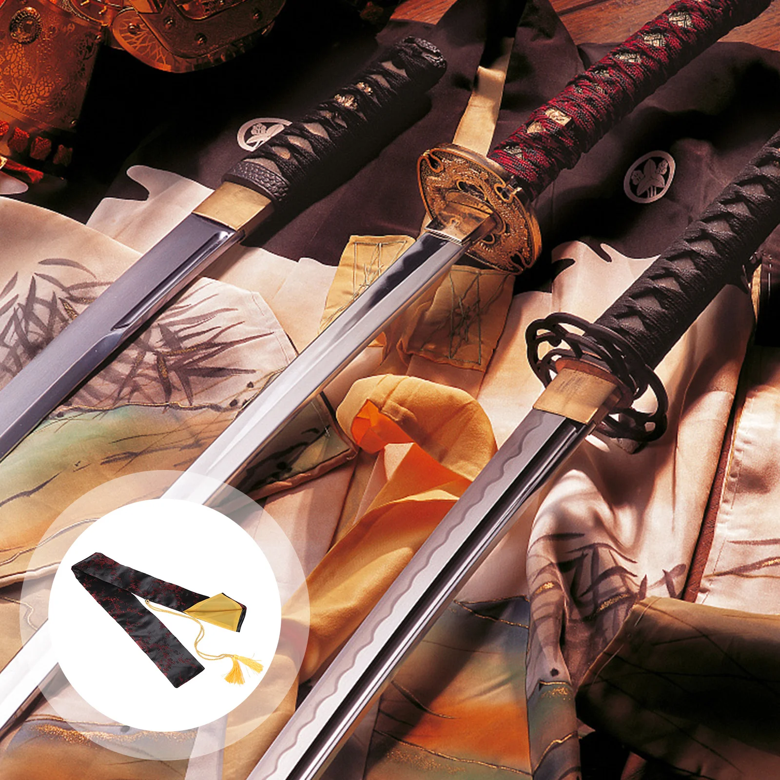 

Premium Silk Sword Bag Japanese Tai Chi Storage Protective Pouch Lightweight Durable Carrying Case for Swords