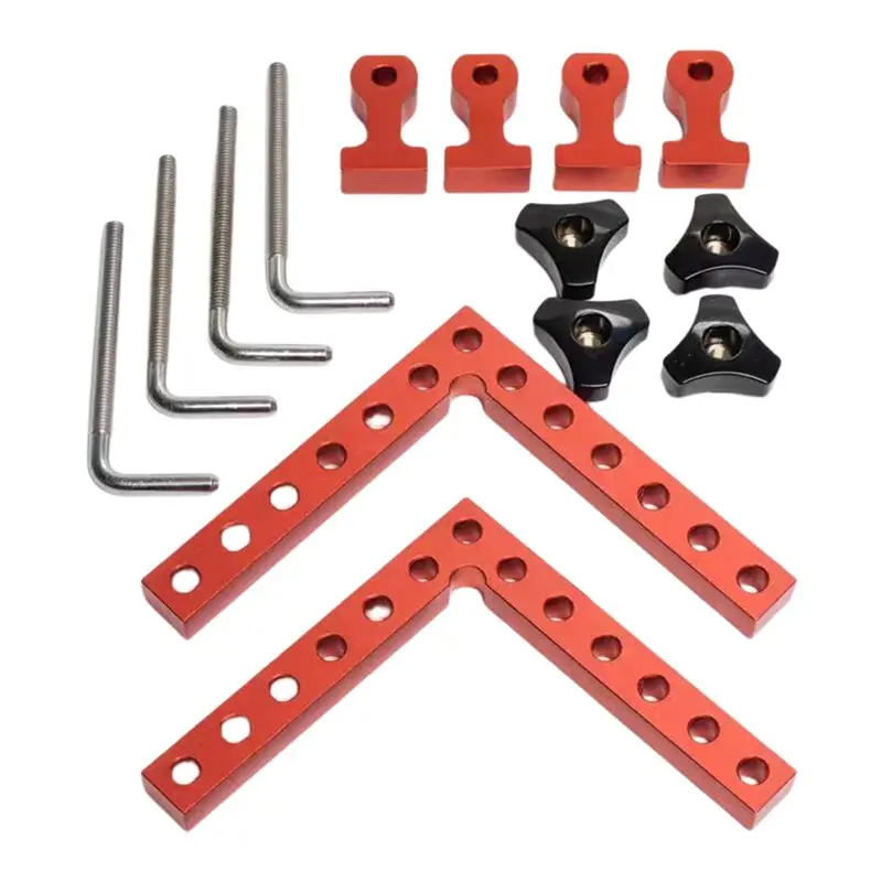 AC88-Right Angle Fixing Clip 90 Degree L-Shaped Auxiliary Fixtures For Woodworking Clamping Tools Positioning Panels