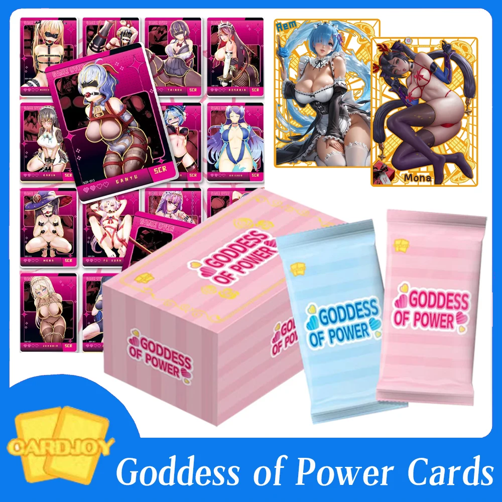 Newest Goddess Of Power Collection Cards Anime Spicy Girl Card LSP SSP CCG Rare Card Doujin Booster Box Toys Gift