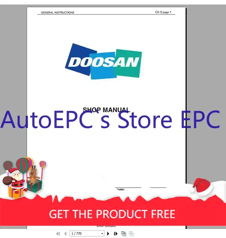 

AutoEPC Doosan Строительный и вилочный погрузчик Все модели Полное руководство по обслуживанию DVD 26 ГБ PDF [2019]