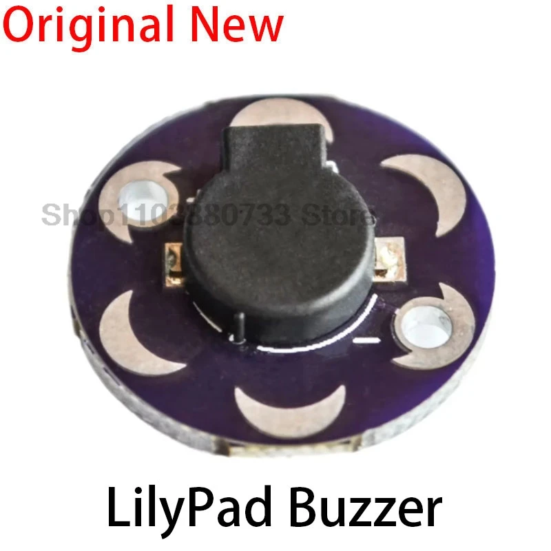 Passiva Buzzer Alarme Módulo Chifre, Placa de Desenvolvimento Wearable para Arduino, Compatível com LilyPad, 5pcs